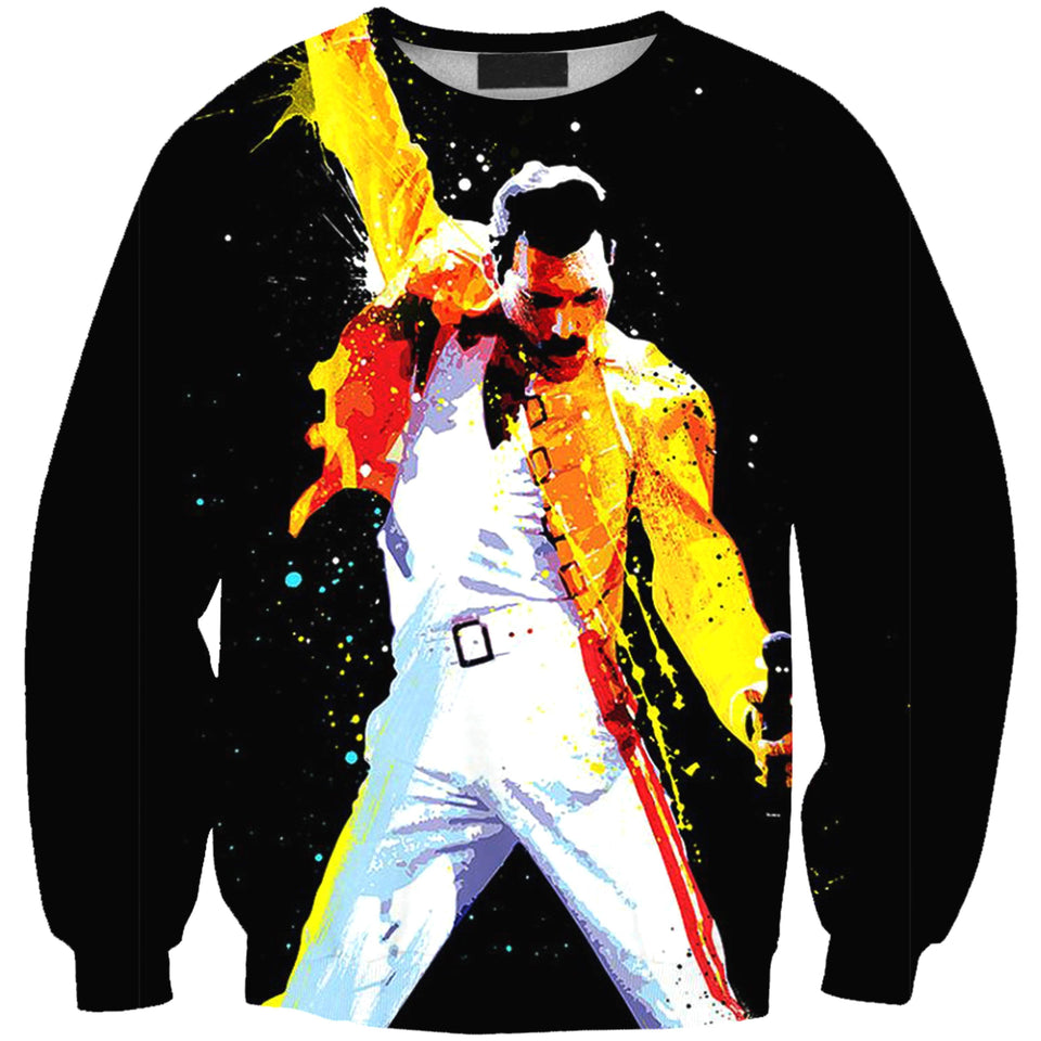 Freddie Mercury 3D full over print Hoodie, Sweater, TShirt RH-182
