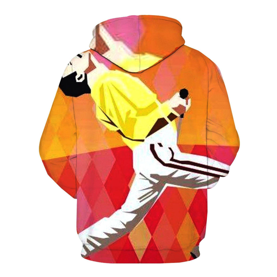 Freddie Mercury 3D full over print Hoodie, Sweater, TShirt RH-172