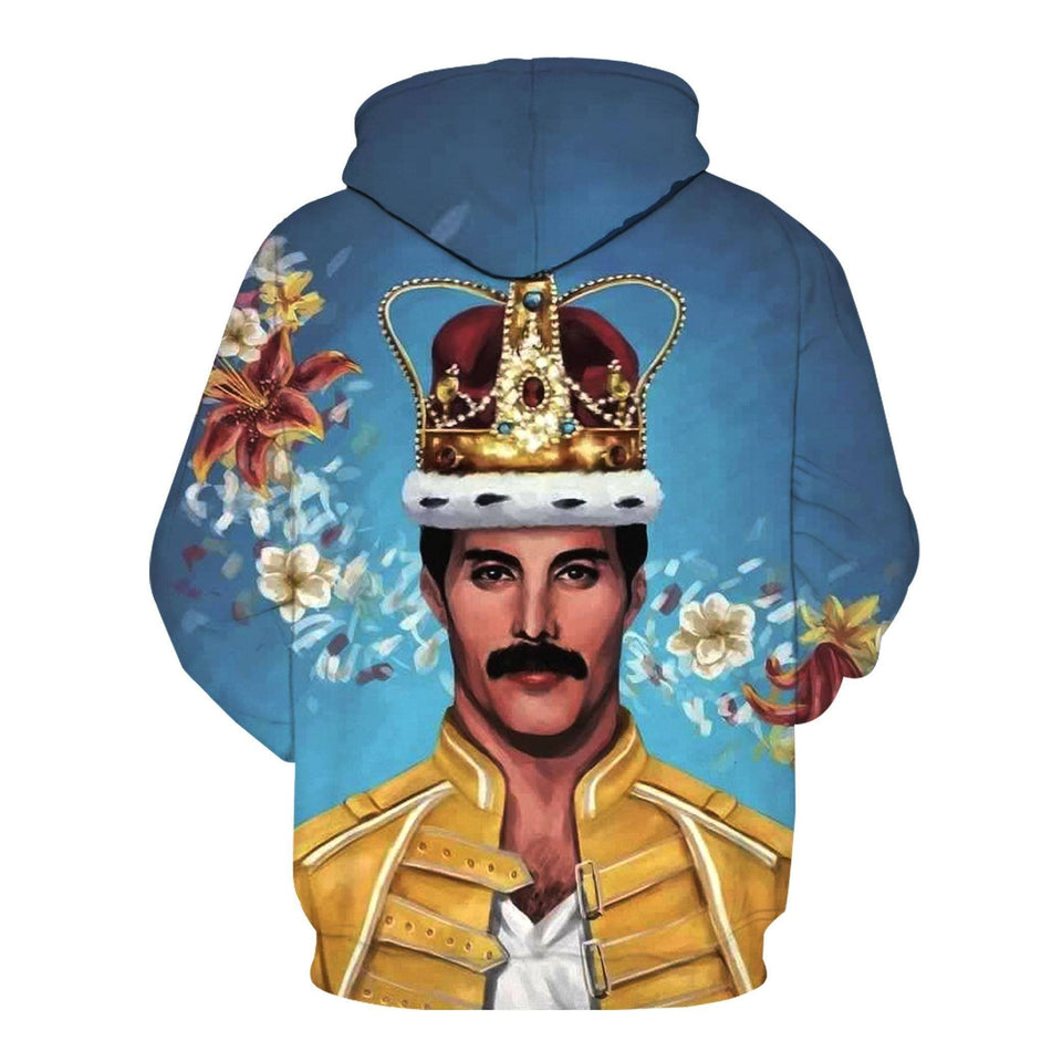 Freddie Mercury 3D full over print Hoodie, Sweater, TShirt RH-175