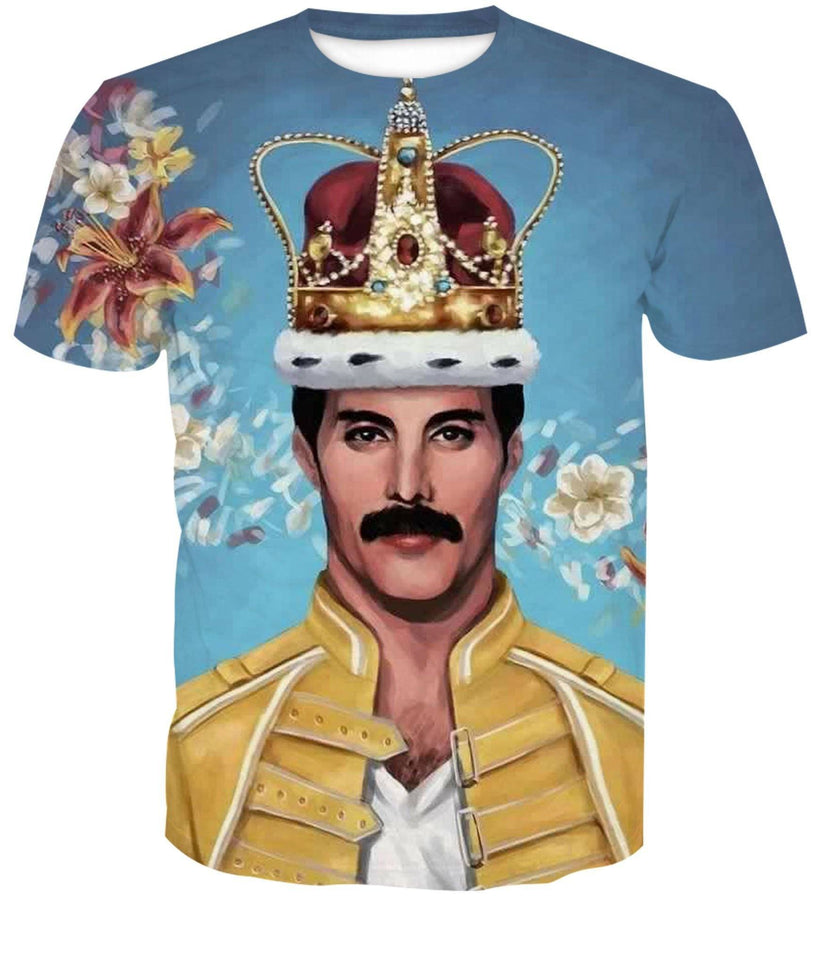 Freddie Mercury 3D full over print Hoodie, Sweater, TShirt RH-175