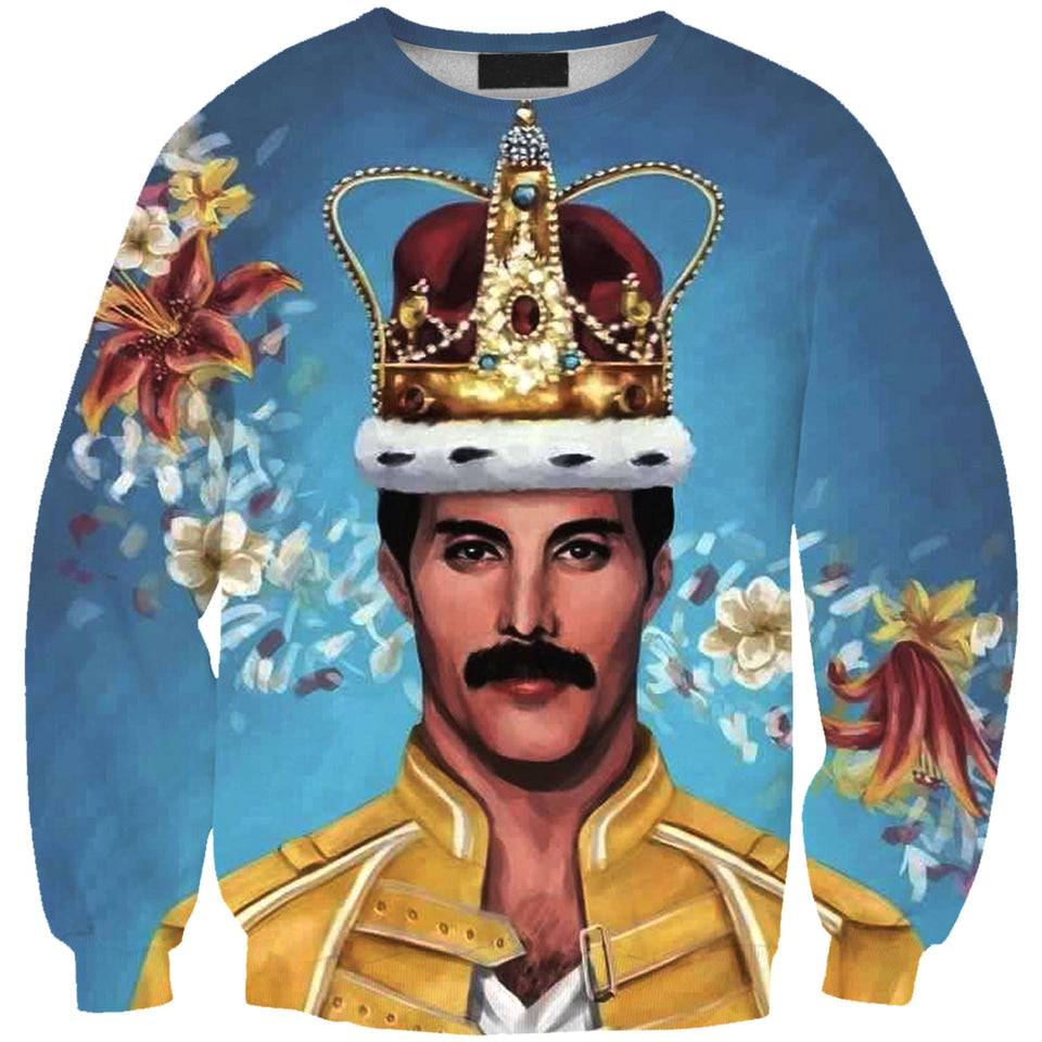 Freddie Mercury 3D full over print Hoodie, Sweater, TShirt RH-175