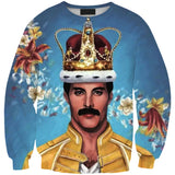 Freddie Mercury 3D full over print Hoodie, Sweater, TShirt RH-175