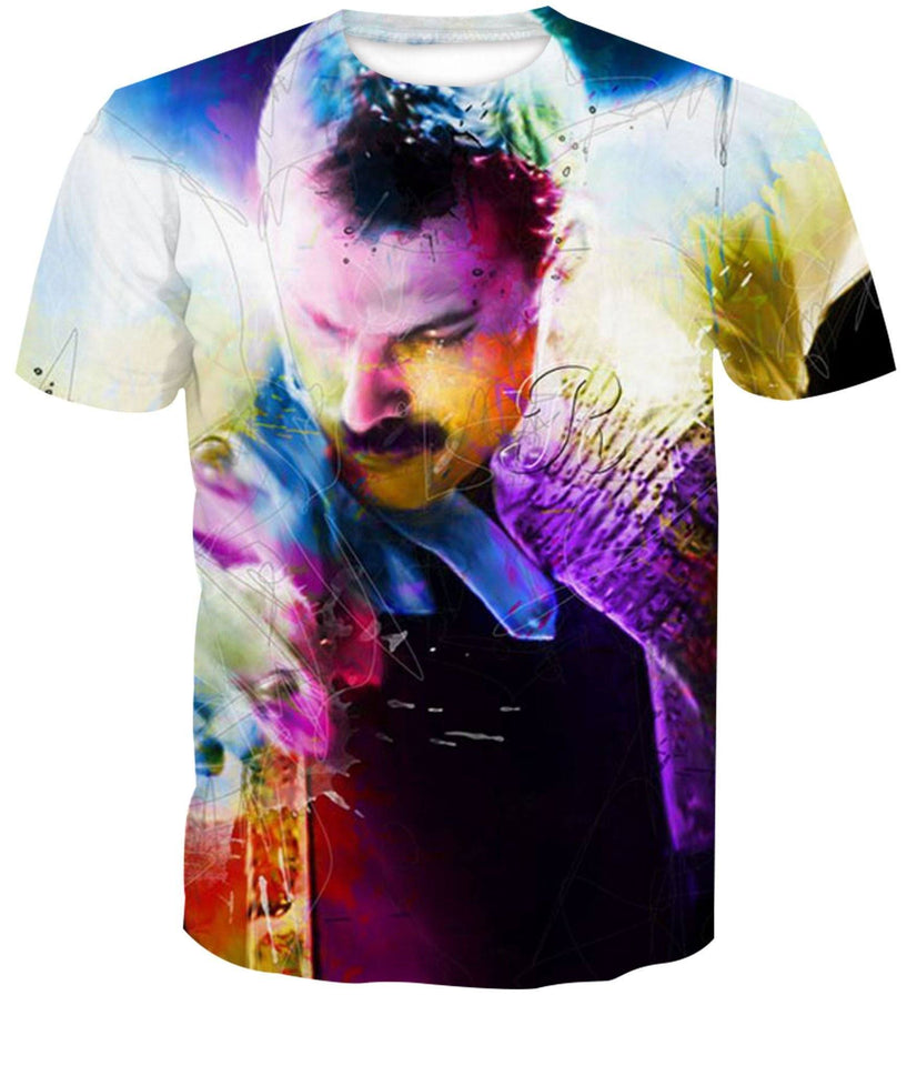 Freddie Mercury 3D full over print Hoodie, Sweater, TShirt RH-176