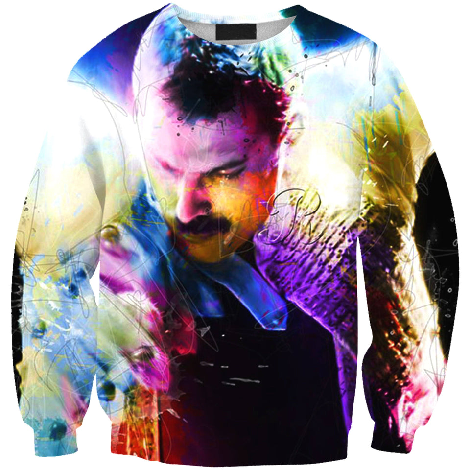 Freddie Mercury 3D full over print Hoodie, Sweater, TShirt RH-176