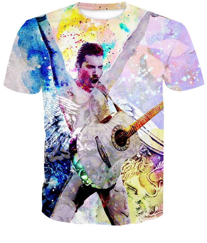 Freddie Mercury 3D full over print Hoodie, Sweater, TShirt RH-177