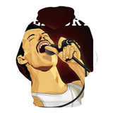 Freddie Mercury 3D full over print Hoodie, Sweater, TShirt RH-178