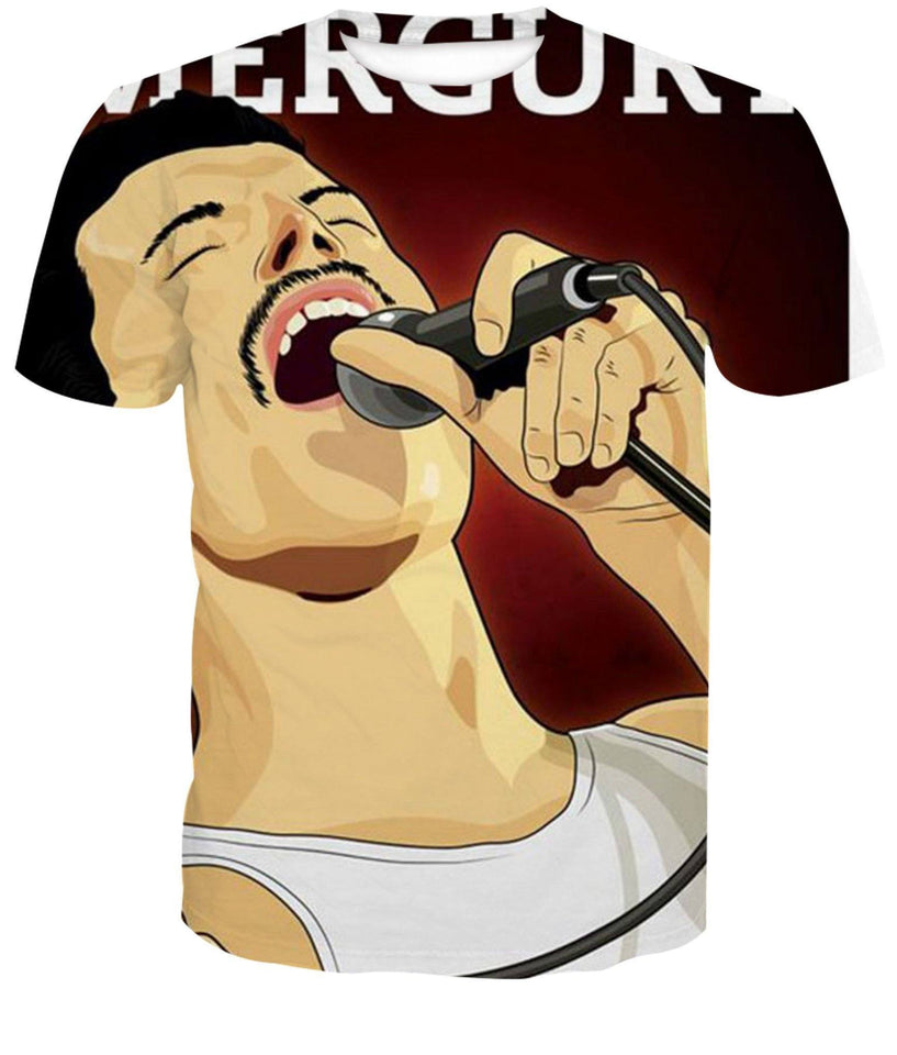 Freddie Mercury 3D full over print Hoodie, Sweater, TShirt RH-178