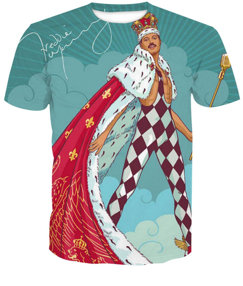 Freddie Mercury 3D full over print Hoodie, Sweater, TShirt RH-179