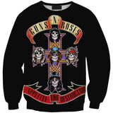 Guns N' Roses 3D full over print Hoodie, Sweater, TShirt LK-169