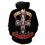 Guns N' Roses 3D full over print Hoodie, Sweater, TShirt LK-169