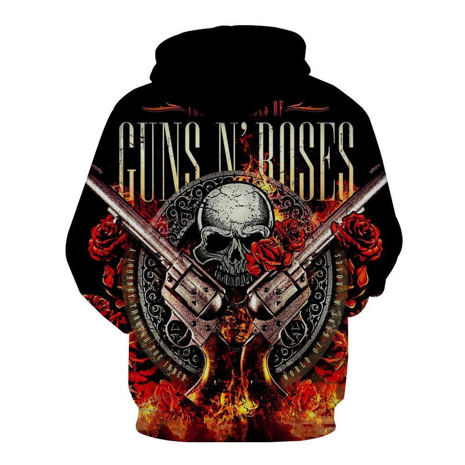 Guns N' Roses 3D full over print Hoodie, Sweater, TShirt LK-183