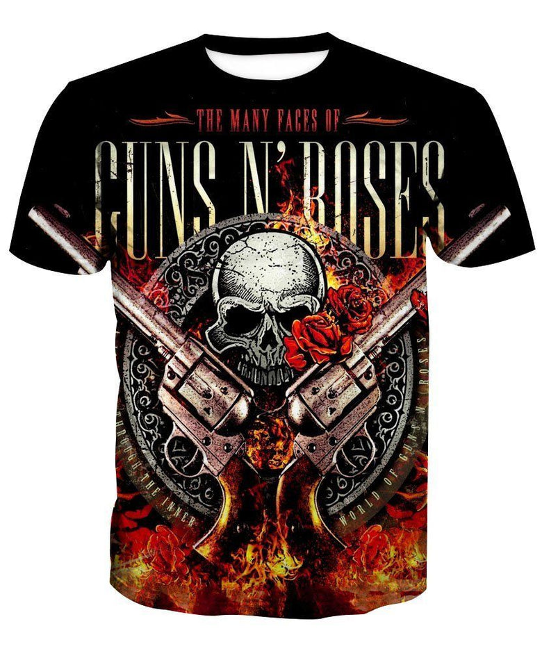 Guns N' Roses 3D full over print Hoodie, Sweater, TShirt LK-183