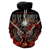 Guns N' Roses 3D full over print Hoodie, Sweater, TShirt LK-183