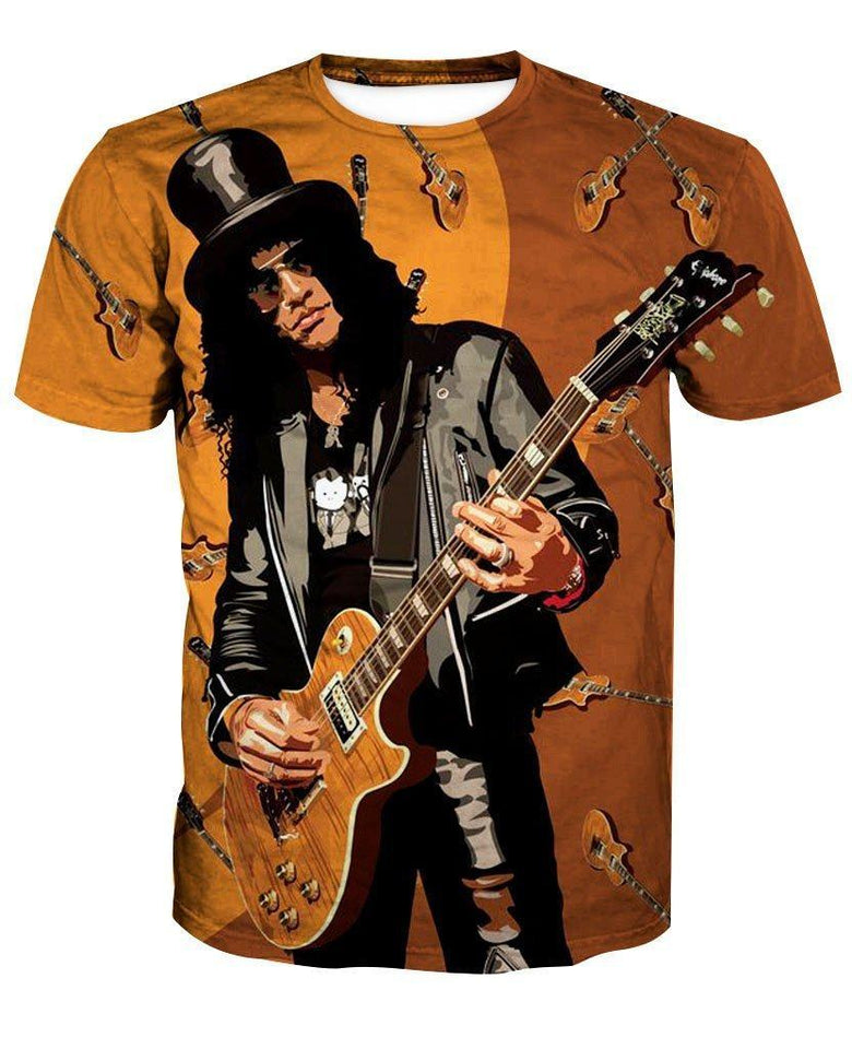 Guns N' Roses 3D full over print Hoodie, Sweater, TShirt LK-202