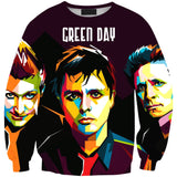 Green Day Band 3D full over print Hoodie, Sweater, TShirt RH-161