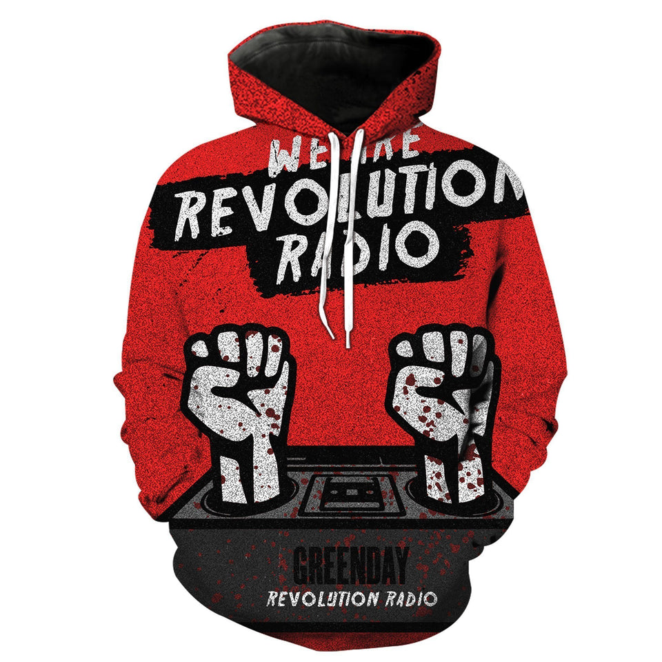 Green Day Band 3D full over print Hoodie, Sweater, TShirt RH-165