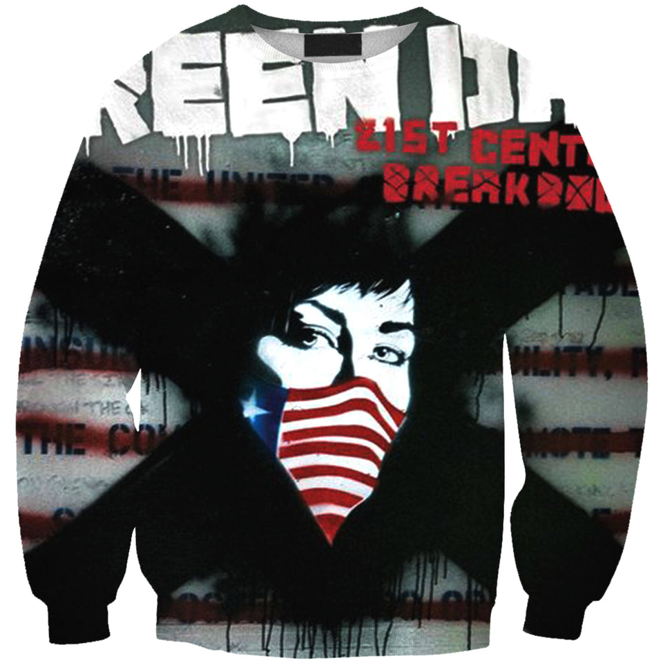 Green Day Band 3D full over print Hoodie, Sweater, TShirt RH-167