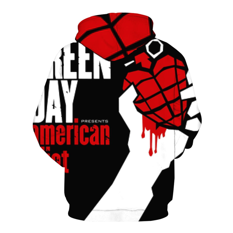 Green Day Band 3D full over print Hoodie, Sweater, TShirt RH-168