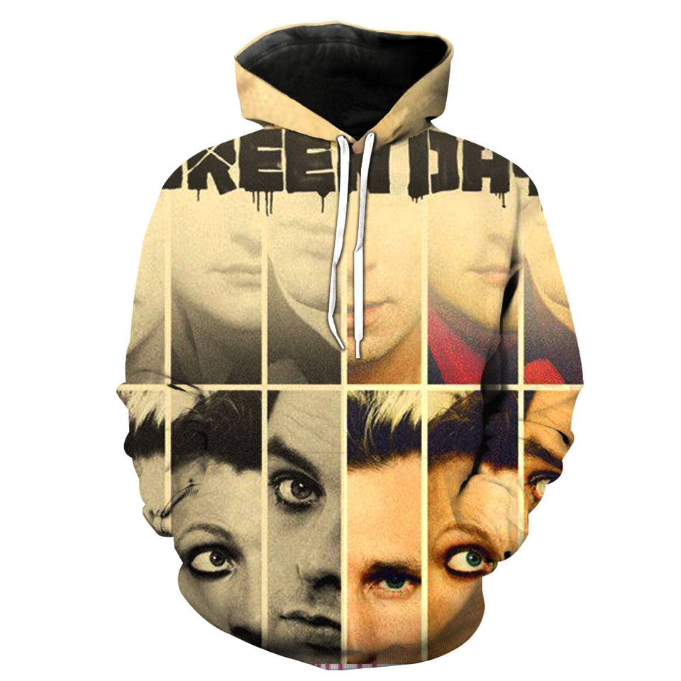 Green Day Band 3D full over print Hoodie, Sweater, TShirt RH-150