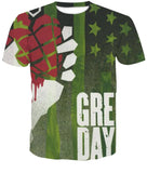 Green Day Band 3D full over print Hoodie, Sweater, TShirt RH-151