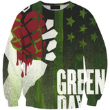 Green Day Band 3D full over print Hoodie, Sweater, TShirt RH-151