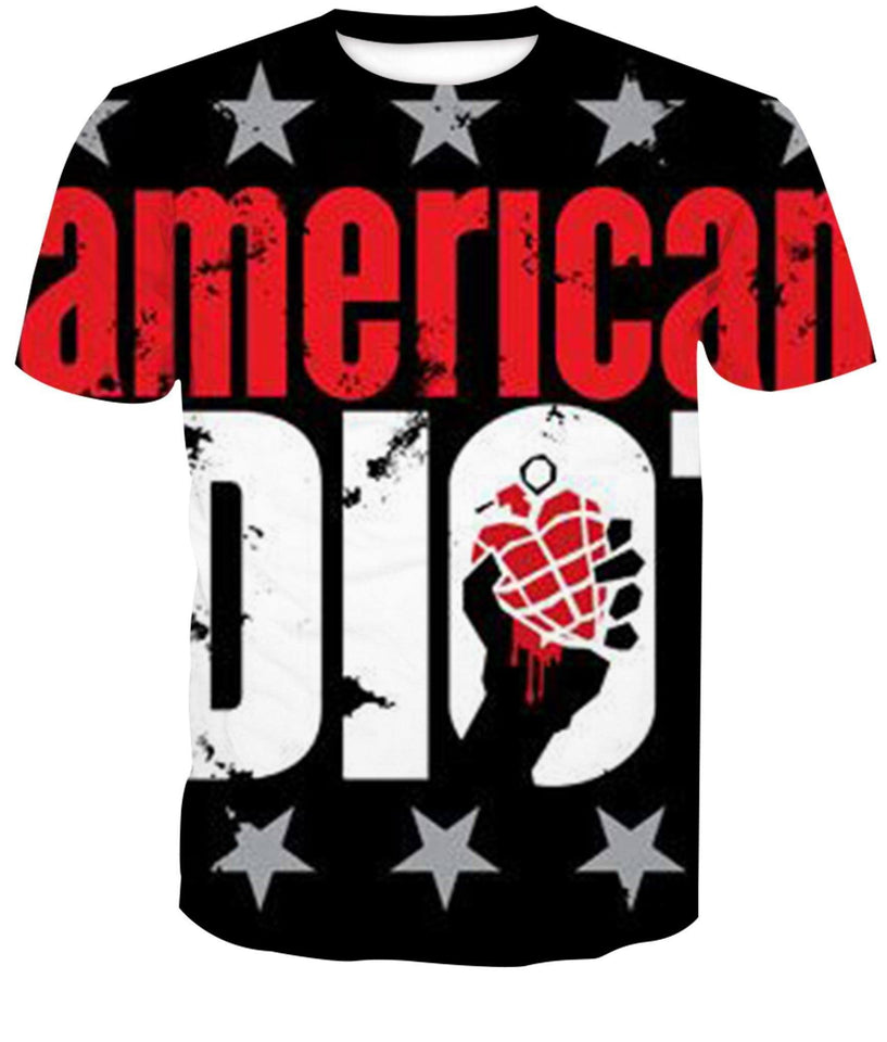 Green Day Band 3D full over print Hoodie, Sweater, TShirt RH-152