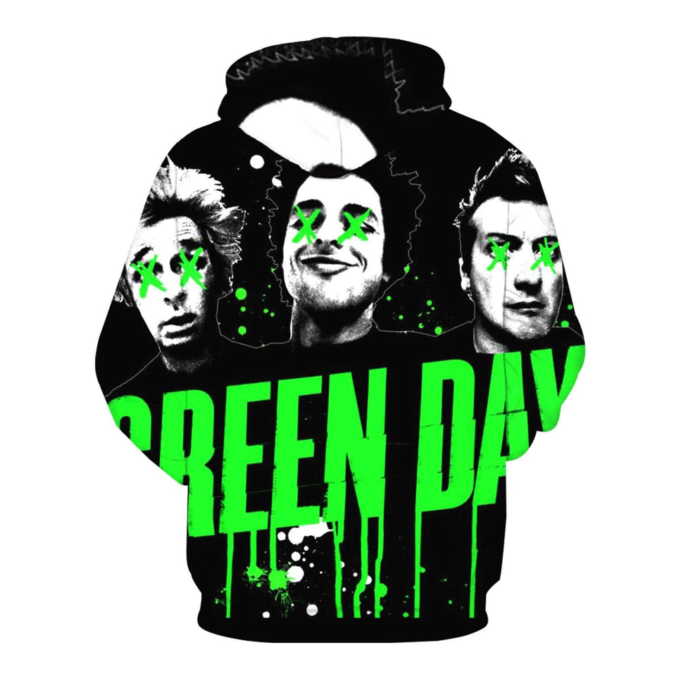 Green Day Band 3D full over print Hoodie, Sweater, TShirt RH-153