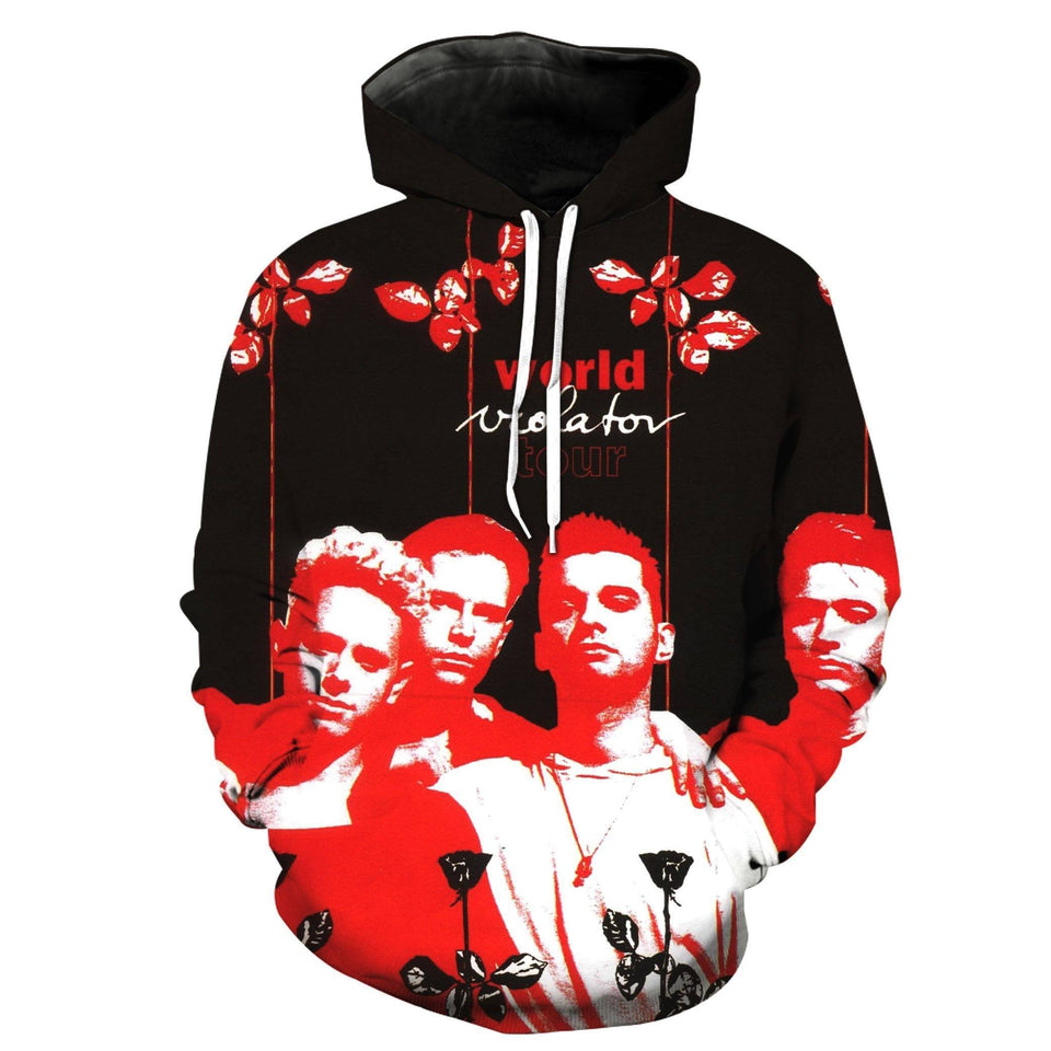 Depeche Mode 3D full over print Hoodie, Sweater, TShirt RH-224