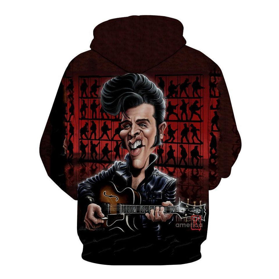 Elvis Presley 3D full over print Hoodie, Sweater, TShirt LK-255