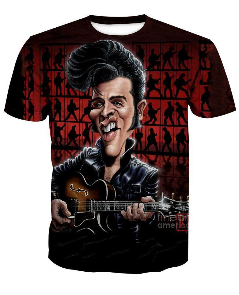 Elvis Presley 3D full over print Hoodie, Sweater, TShirt LK-255