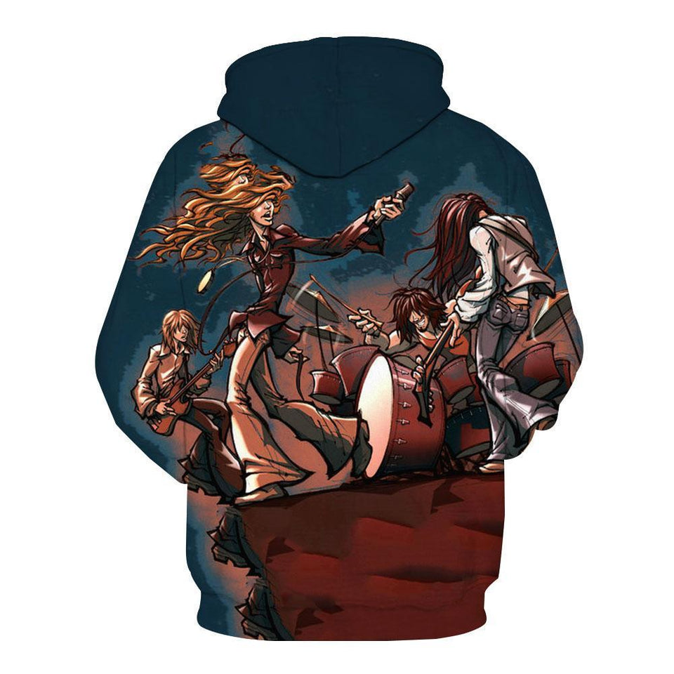 Led Zeppelin 3D full over print Hoodie, Sweater, TShirt LK-221