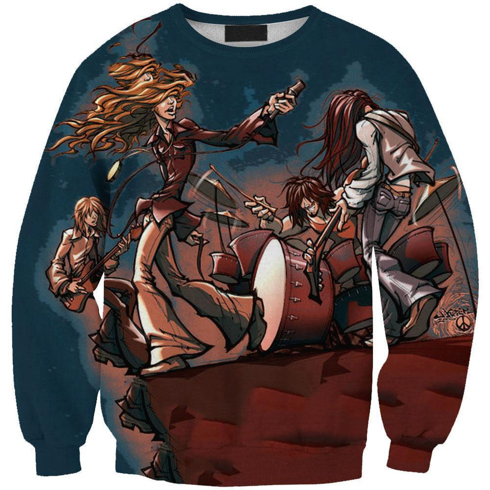 Led Zeppelin 3D full over print Hoodie, Sweater, TShirt LK-221