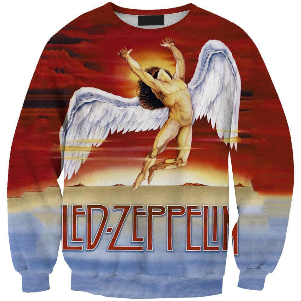 Led Zeppelin 3D full over print Hoodie, Sweater, TShirt LK-225