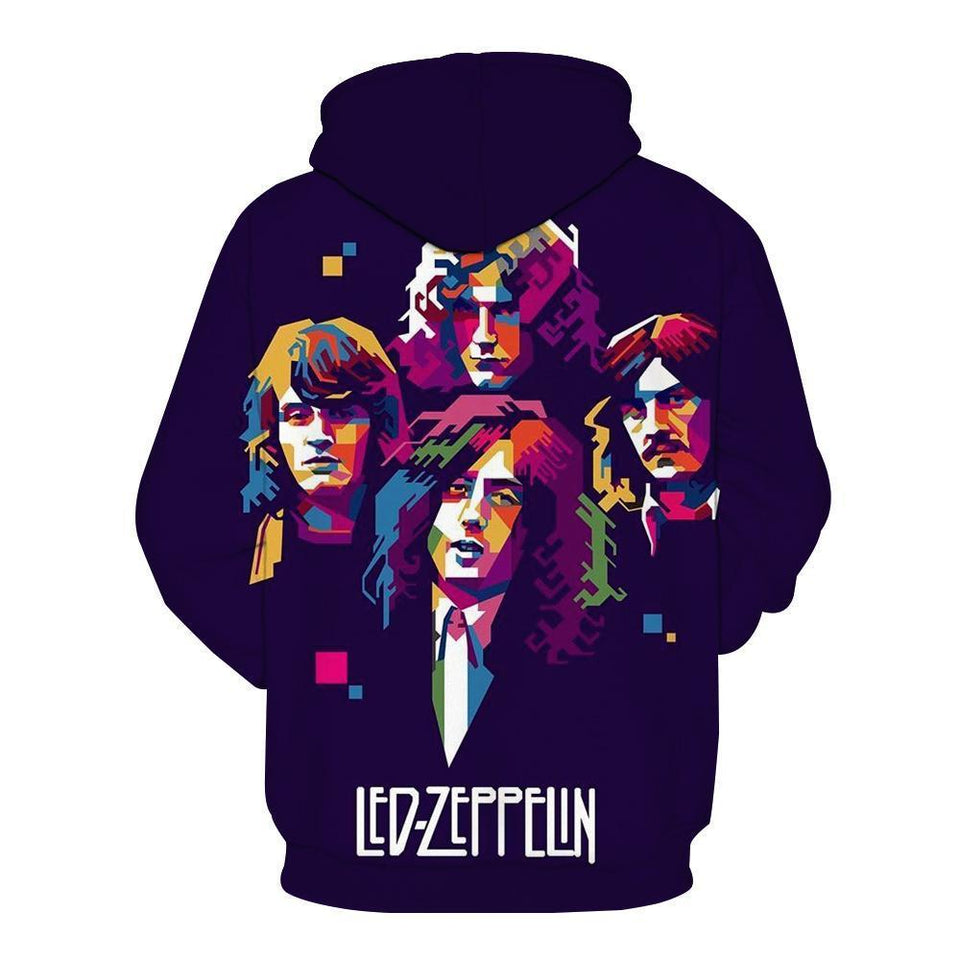 Led Zeppelin 3D full over print Hoodie, Sweater, TShirt LK-229