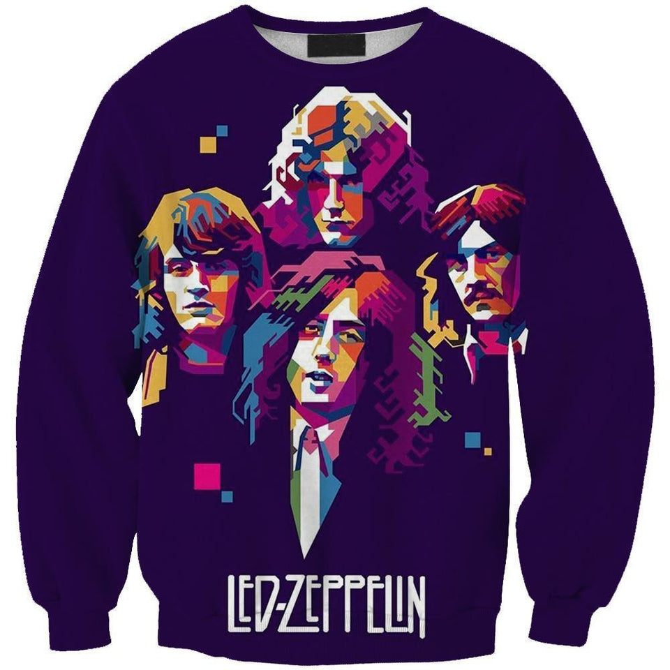 Led Zeppelin 3D full over print Hoodie, Sweater, TShirt LK-229