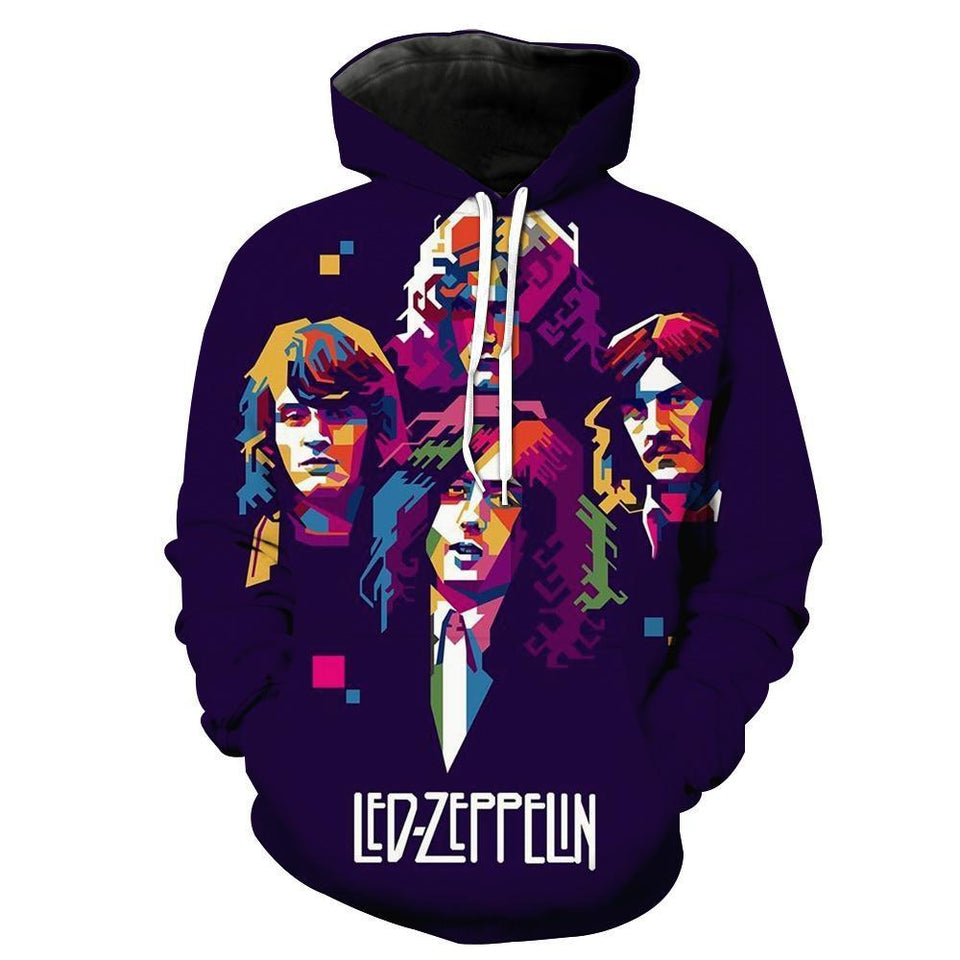 Led Zeppelin 3D full over print Hoodie, Sweater, TShirt LK-229