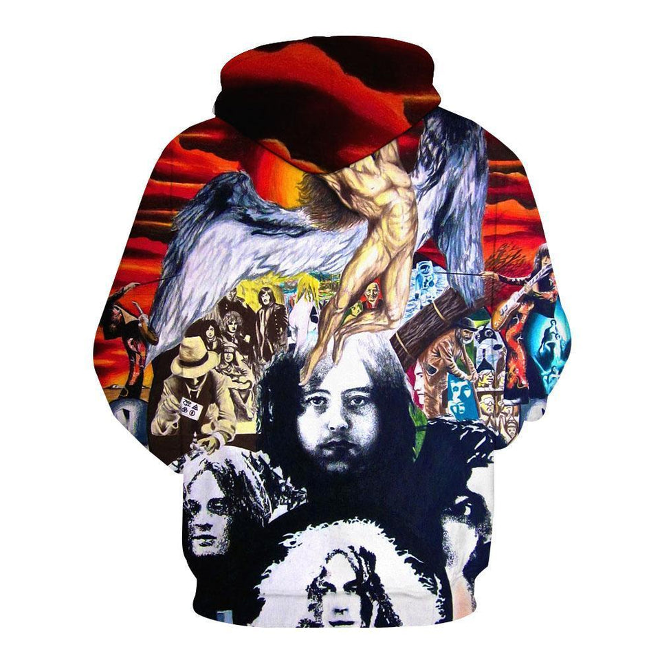 Led Zeppelin 3D full over print Hoodie, Sweater, TShirt LK-231