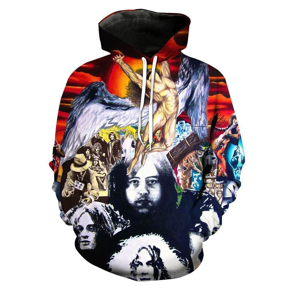 Led Zeppelin 3D full over print Hoodie, Sweater, TShirt LK-231