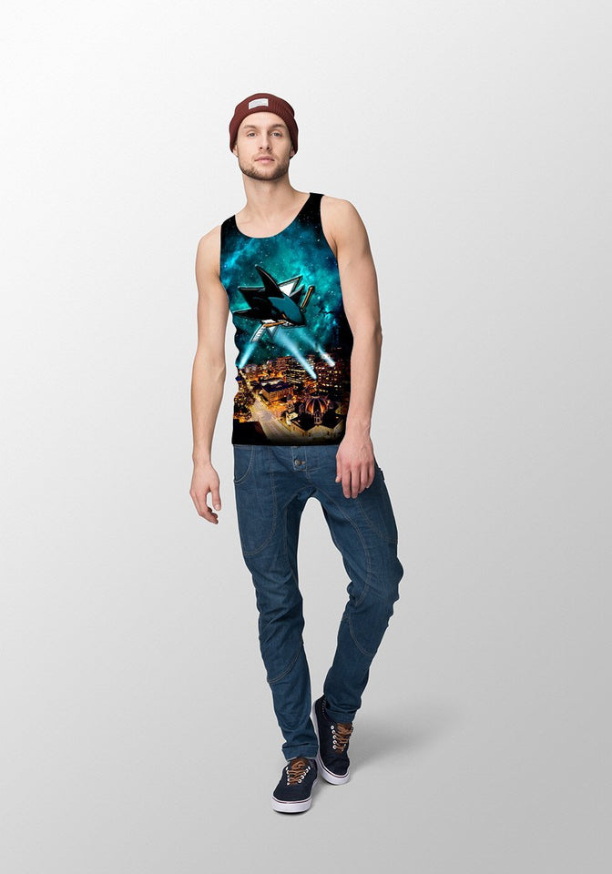 Skyline San Jose Sharks 3D full over print Hoodie, Sweater, TShirt RC-023