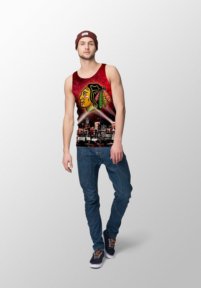 Skyline Chicago 3D full over print Hoodie, Sweater, TShirt RC-002