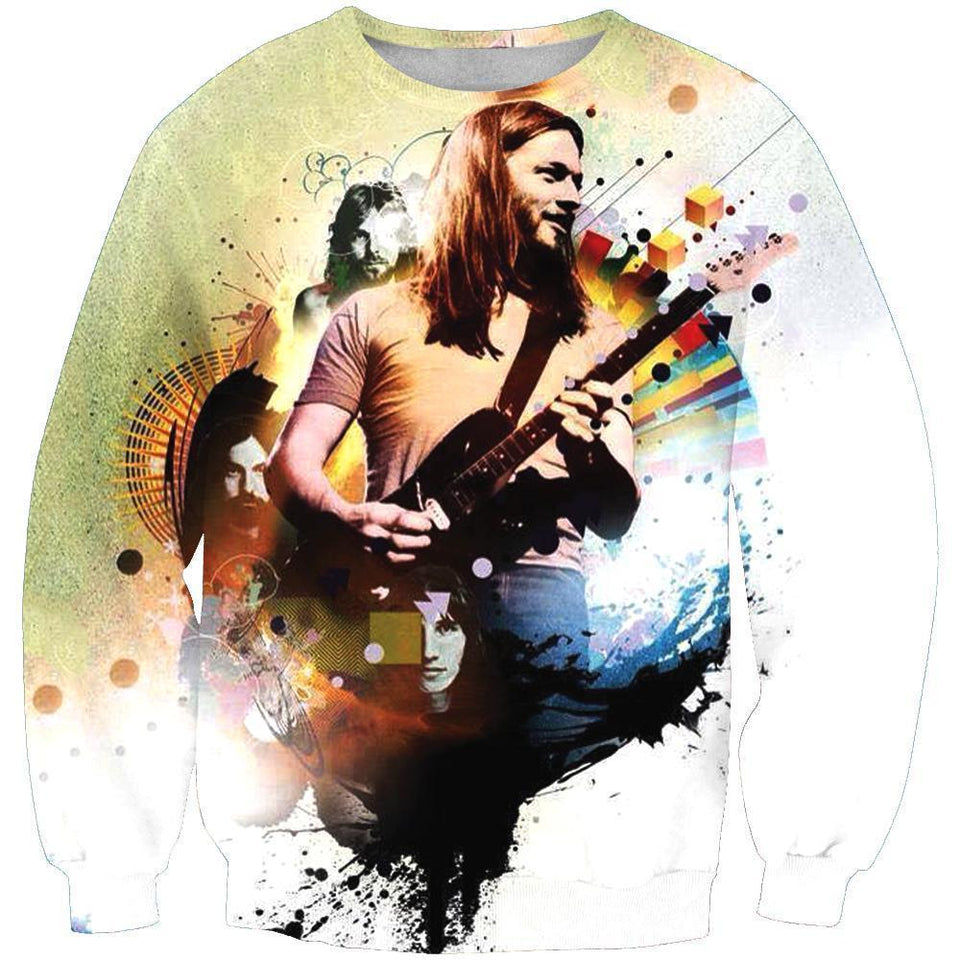 David Gilmour 3D full over print Hoodie, Sweater, TShirt TS-002