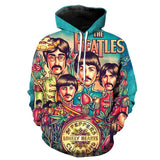 THE BEATLES 3D full over print Hoodie, Sweater, TShirt TS-001