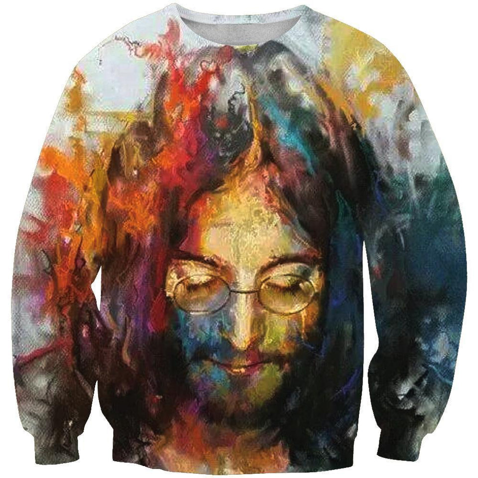 John Lennon 3D full over print Hoodie, Sweater, TShirtt TS-009