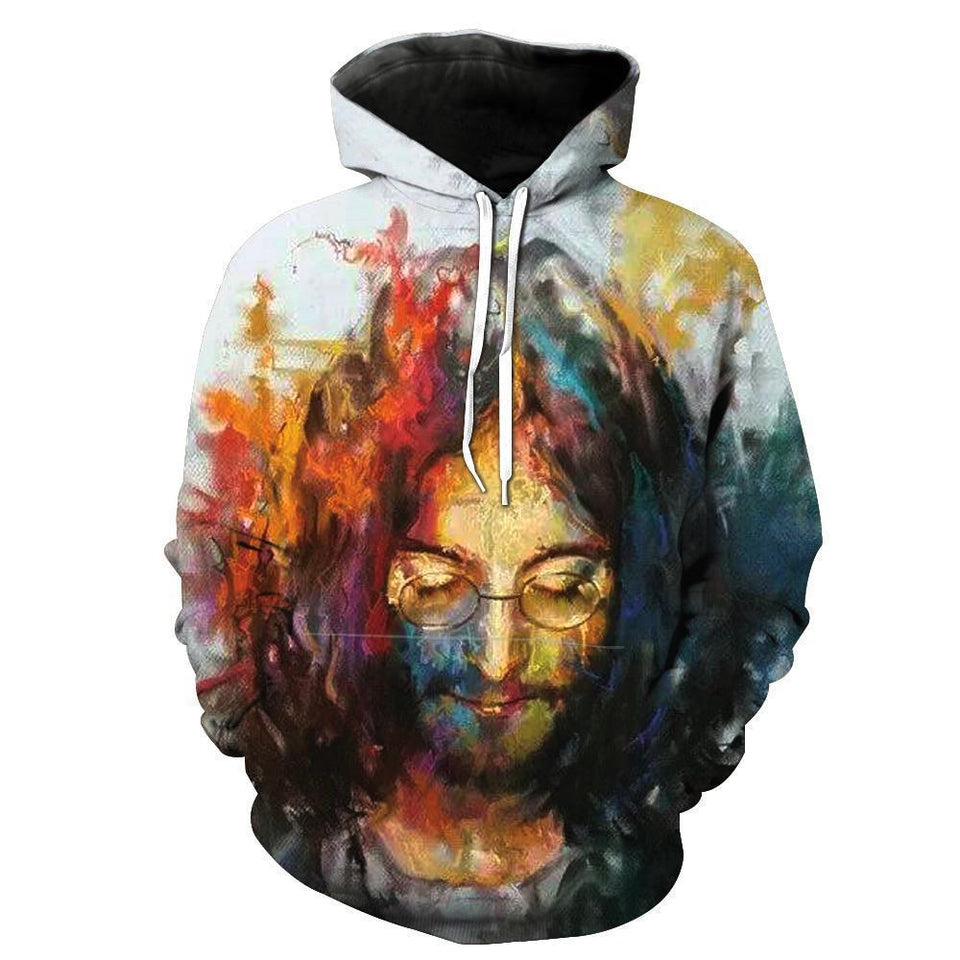 John Lennon 3D full over print Hoodie, Sweater, TShirtt TS-009