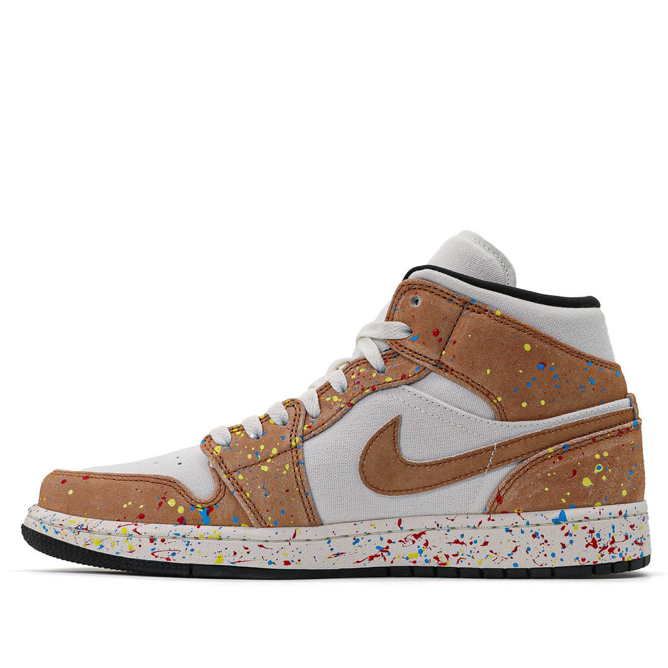 Nike Air Jordan 1 Mid SE Brushstroke DA8005-100 01