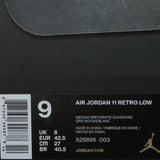 Nike Air Jordan 11 Retro Low Cool Grey 528895-003 01