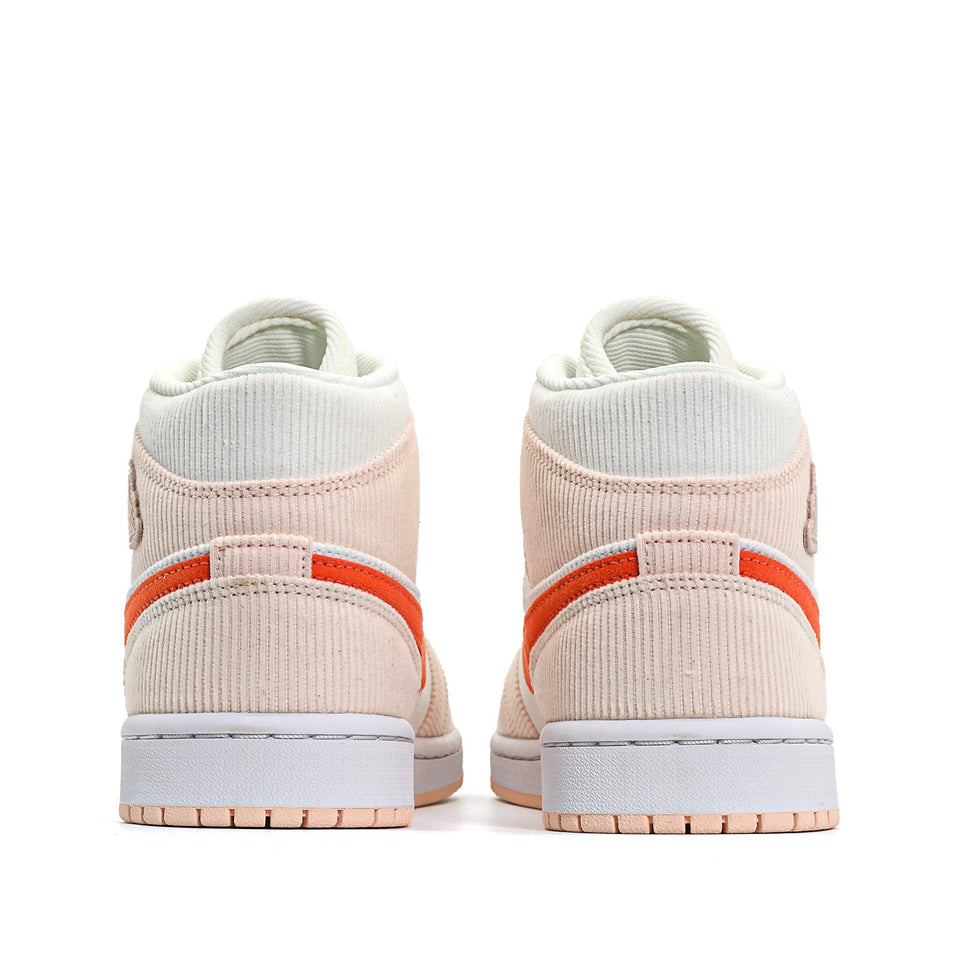 Womens Air Jordan 1 Mid SE Corduroy Sail DA8009-108 01