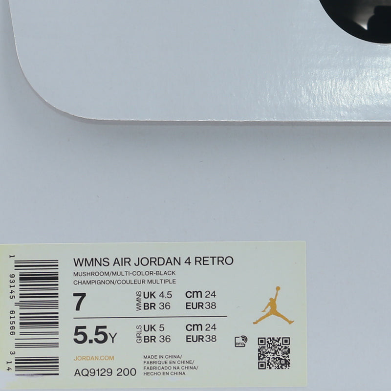 Womens WMNS Air Jordan 4 Retro Mushroom AQ9129-200 01