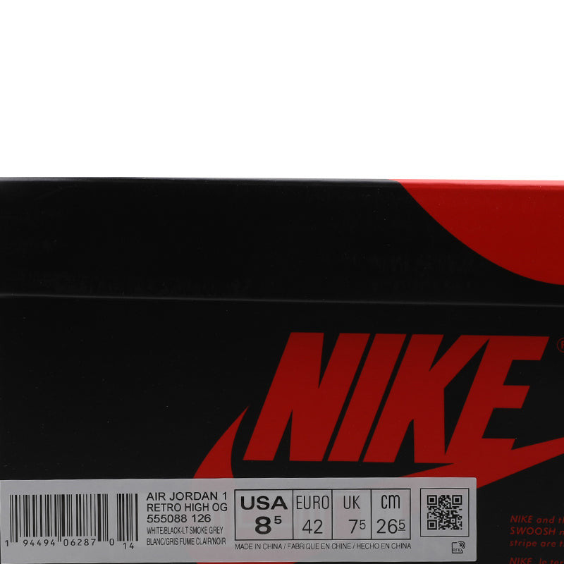 Nike Air Jordan 1 Retro High OG Light Smoke Grey 555088-126 01