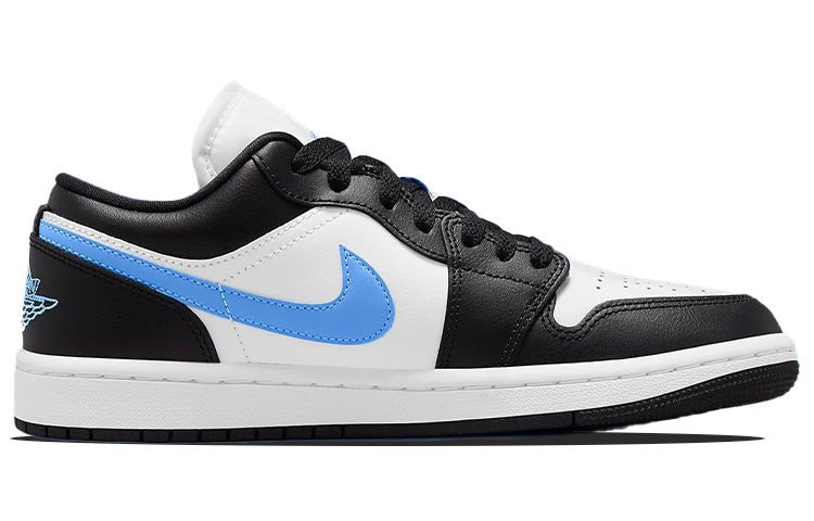 Womens Air Jordan 1 Low Black University Blue DC0774-041 01